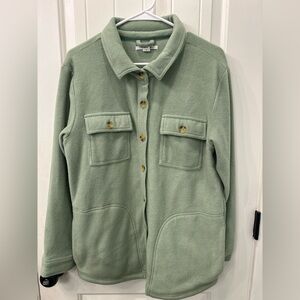 O'Neill Shirt Jacket in Sage Green